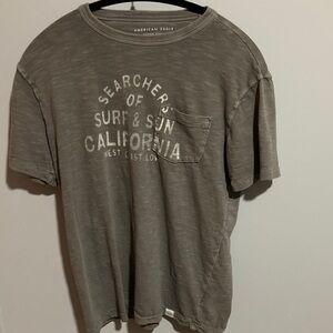American Eagle Outfitters Brown California Graphic Tee